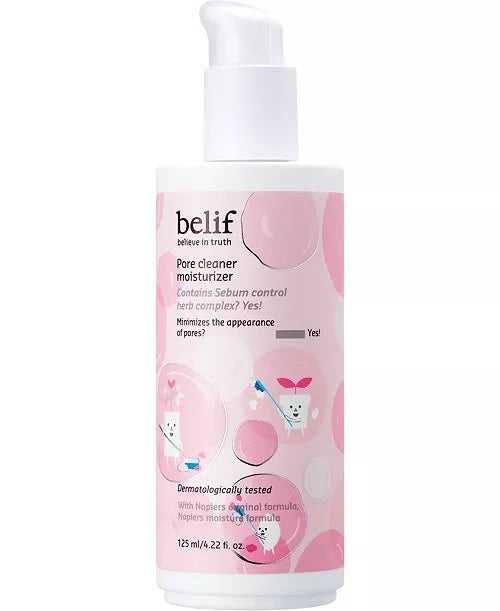 belif Pore cleaner moisturizer