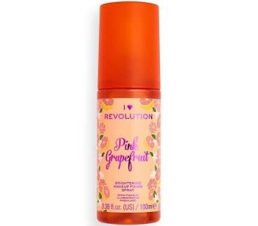 Revolution Pink Grapefruit Brightening Makeup Fixing Spray